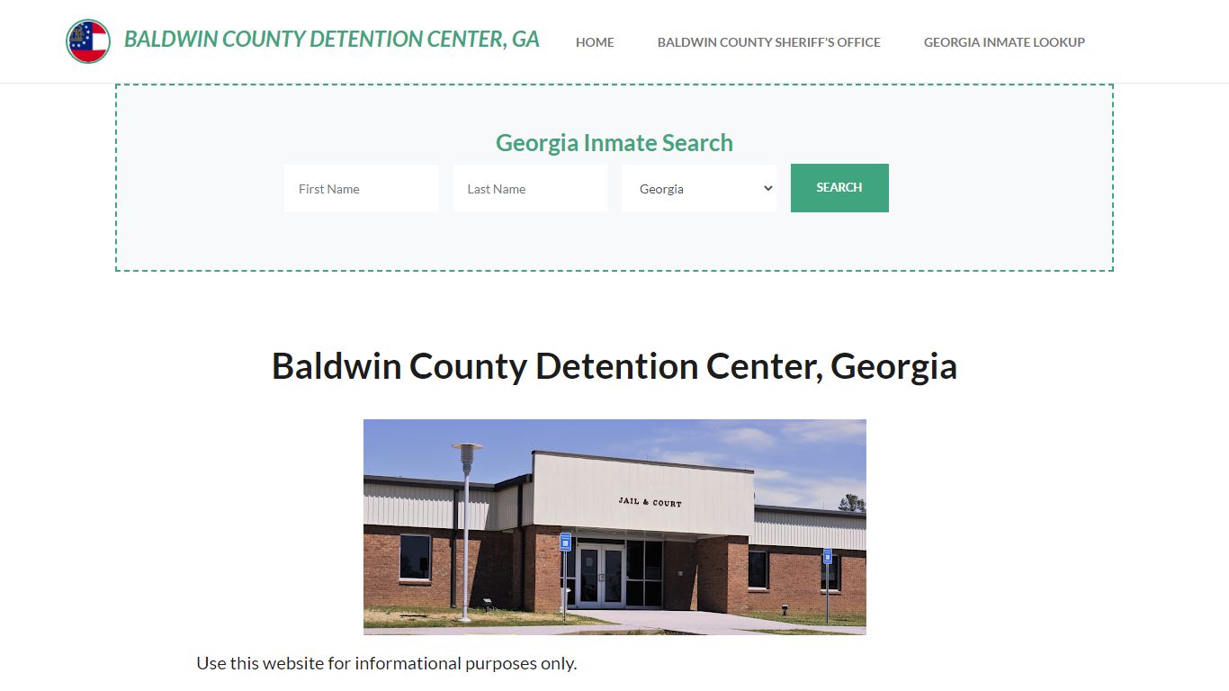 Baldwin County Detention Center, GA Inmate Roster, Offender Search